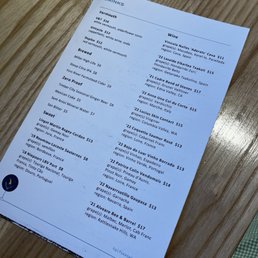 Menu Menu