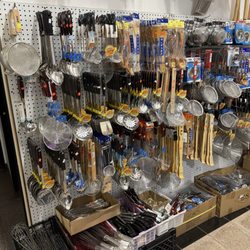 Hua Xing Asia Market - Kitchenware and a lot of strainers.