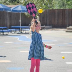 Euro School of Tennis - Action shots from our after-school pickleball fun!