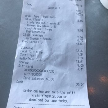 Wingstop - Chicken Wings Near Me - North Augusta, South Carolina