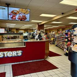 High Country Fuels - Chevron - What you see when you first walk in-a sign for the restrooms. As it should be...