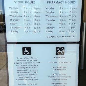 Publix - These are the store and pharmacy hours of operation.  Photo taken March 25, 2018. - Grocery Near Me - Henrico, Virginia