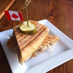 Canada Day chicken panini