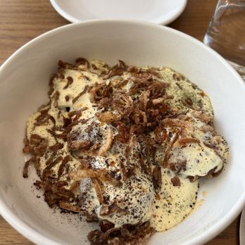 Modern Bird - Smashed potatoes - New American Near Me - Traverse City, Michigan Modern Bird - Smashed potatoes - New American Near Me - Traverse City, Michigan