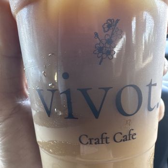 Vivot Craft Cafe - Watered down Caramel Latte - Bubble Tea Near Me - Fullerton, California Vivot Craft Cafe - Watered down Caramel Latte - Bubble Tea Near Me - Fullerton, California