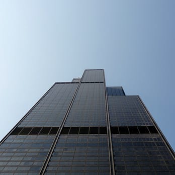 Willis Tower - View from below - Landmarks & Historical Buildings Near Me - Chicago, Illinois Willis Tower - View from below - Landmarks & Historical Buildings Near Me - Chicago, Illinois