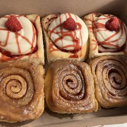 Jay’s Sticky Buns - Raspberry swirl & original stickee