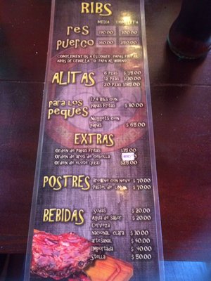 Menu photo 2 House of Ribs Tijuana, BCN Menu photo 2 House of Ribs Tijuana, BCN