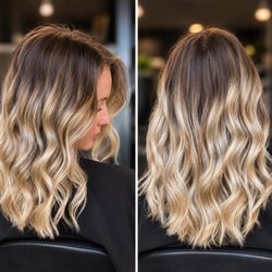Hair Company & Spa - Flawless Lived-In Blonde by Morgin, Stylist at Hair Company & Spa!
We are loving this seamless blend of beige, champagne, and creamy.