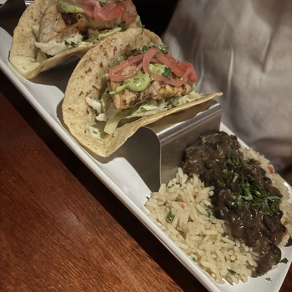 Charleston's - BLACKENED REDFISH TACOS - American Near Me - Mesa, Arizona
