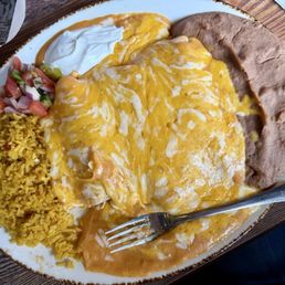 Smoked Chicken Enchiladas