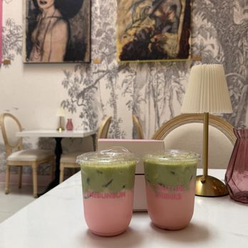 The Bun Bunn - Pink matcha! - Mediterranean Near Me - Los Angeles, California The Bun Bunn - Pink matcha! - Mediterranean Near Me - Los Angeles, California
