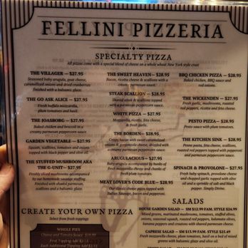 Fellini Pizzeria - Pizza Near Me - Cranston, Rhode Island