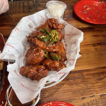 bb.q Chicken Lower Greenville - Gangjeong Wings.  These were amazing. - Chicken Shop Near Me - Dallas, Texas