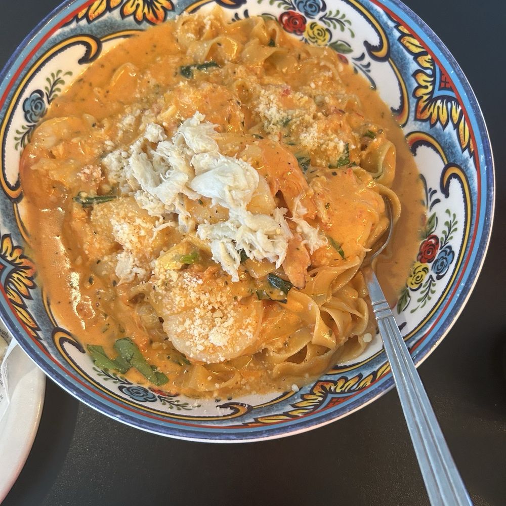 Hudson Grill - Crab and shrimp in vodka sauce over homemade noodles - American Near Me - Hudson, Florida Hudson Grill - Crab and shrimp in vodka sauce over homemade noodles - American Near Me - Hudson, Florida