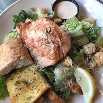 Lowell's Restaurant - Blackened Salmon Caesar (I got unblackened). - American Near Me - Seattle, Washington Lowell's Restaurant - Blackened Salmon Caesar (I got unblackened). - American Near Me - Seattle, Washington
