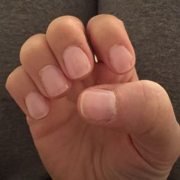 Gel mani gone wrong