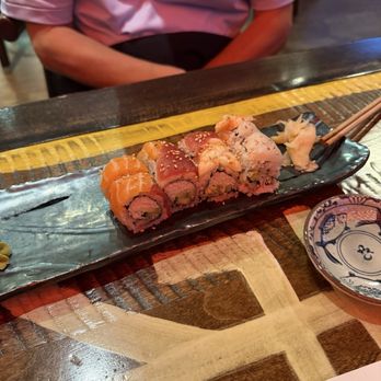 Blue Sushi Sake Grill - rainbow roll - Sushi Bars Near Me - Dallas, Texas Blue Sushi Sake Grill - rainbow roll - Sushi Bars Near Me - Dallas, Texas