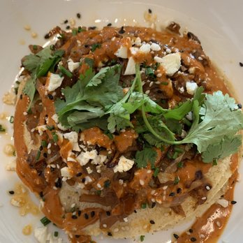Milo - Barbacoa cauliflower enchilada (Vegetarian) - Breakfast & Brunch Near Me - Waco, Texas