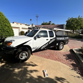 Upright Garage - Company Truck - Garage Door Services Near Me