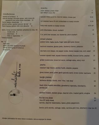 Menu photo 1 Waxlight Bar A Vin Buffalo, NY