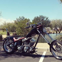 Evolution Custom Cycles - Chopper built By Evolution.