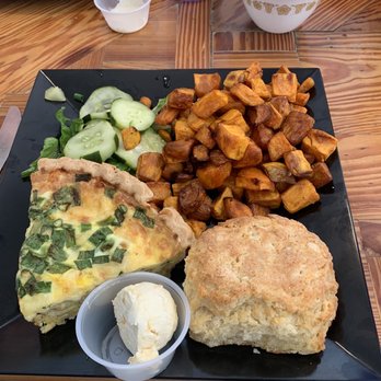 The Blue Hen Cafe - Blue Crab Quiche - Southern Near Me - Saint Augustine, Florida
