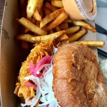 Holdaak Fried Chicken - Spicy Chicken Sandwich combo - Chicken Shop Near Me - Fullerton, California