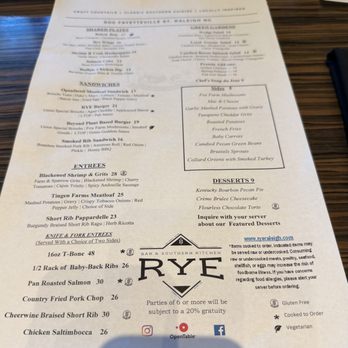 Rye Bar and Southern Kitchen - Southern Near Me - Raleigh, North Carolina Rye Bar and Southern Kitchen - Southern Near Me - Raleigh, North Carolina