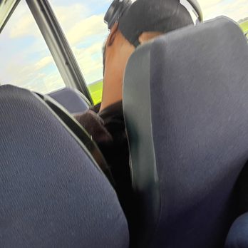 Jefferson Lines - Glad he was comfortable with both seats back despite being one person. - Transportation Near Me - Minneapolis, Minnesota Jefferson Lines - Glad he was comfortable with both seats back despite being one person. - Transportation Near Me - Minneapolis, Minnesota