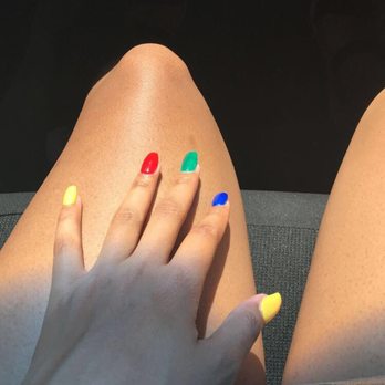 Star Nails Spa - Acrylic No Chip Overlay Coffin Manicure - Nail Salons Near Me - Olympia Fields, Illinois