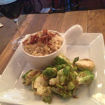 Bread & Barley - Smoked Gouda Mac n cheese with roasted Brussels sprouts. - Gastropubs Near Me - Covina, California