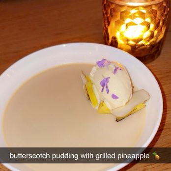 Canon - butterscotch pudding with grilled pineapple - Cocktail Bars Near Me - Sacramento, California Canon - butterscotch pudding with grilled pineapple - Cocktail Bars Near Me - Sacramento, California