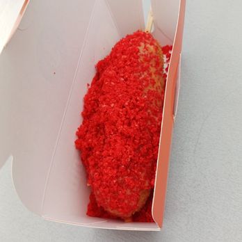 Mr. Cow - Hot cheeto dog with mozzarella cheese filling - Hot Dogs Near Me - Kahului, Hawaii