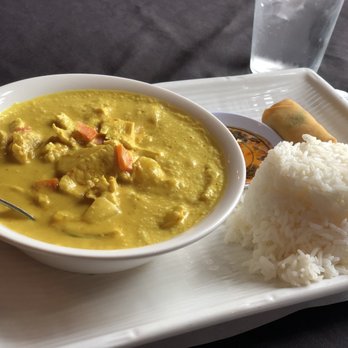 Thai Peru Restaurant - 9. Yellow Curry Lunch (not pictured the small salad and soup that came with it) - Thai Near Me - Camarillo, California Thai Peru Restaurant - 9. Yellow Curry Lunch (not pictured the small salad and soup that came with it) - Thai Near Me - Camarillo, California