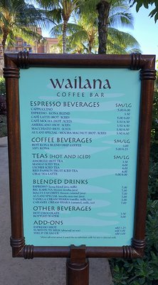 Menu photo 5 Wailana Pool Bar & Coffee Bar Kapolei, HI Menu photo 5 Wailana Pool Bar & Coffee Bar Kapolei, HI