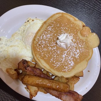 Stacked Pancake & Breakfast House - Junior stack (toast not pictured) - Breakfast & Brunch Near Me - Whitby, Ontario Stacked Pancake & Breakfast House - Junior stack (toast not pictured) - Breakfast & Brunch Near Me - Whitby, Ontario