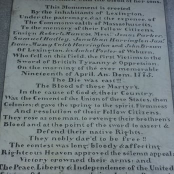 Lexington Battle Green - Fallen rebels memorial - Landmarks & Historical Buildings Near Me - Lexington, Massachusetts Lexington Battle Green - Fallen rebels memorial - Landmarks & Historical Buildings Near Me - Lexington, Massachusetts