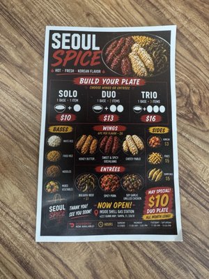 Menu photo 1 Seoul Spice Tampa, FL Menu photo 1 Seoul Spice Tampa, FL