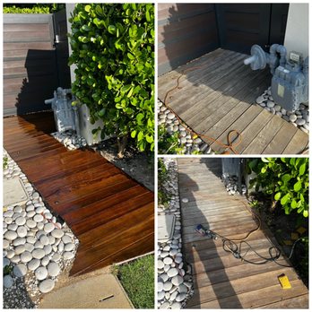 Painting Boca Delray - Refinishing these tired deck boards. - Painters Near Me Painting Boca Delray - Refinishing these tired deck boards. - Painters Near Me