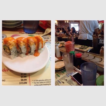 Sushi Sumo - You get charged by the color of the plate you grab, everything we tried was really good! - Sushi Bars Near Me - Gardena, California Sushi Sumo - You get charged by the color of the plate you grab, everything we tried was really good! - Sushi Bars Near Me - Gardena, California