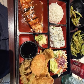 Wasabi Japanese Restaurant - Bento teriyaki salmon. Delicious - Sushi Bars Near Me - Concord, California Wasabi Japanese Restaurant - Bento teriyaki salmon. Delicious - Sushi Bars Near Me - Concord, California
