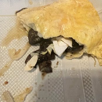Little Provence Cafe - greasy omelette with eggshells wasn't what I ordered for $15 - Breakfast & Brunch Near Me - Arcadia, California