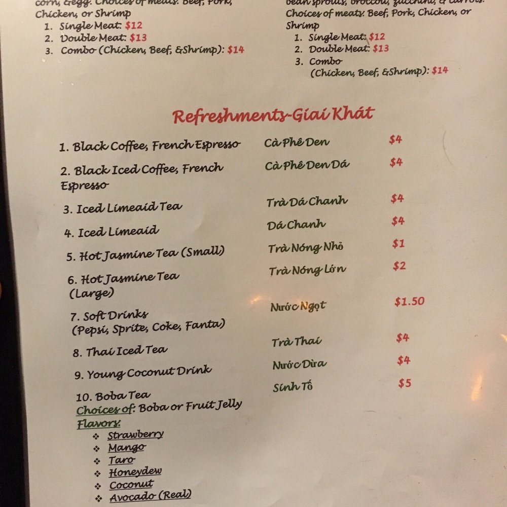 Pho T-Q Restaurant - Menu - Vietnamese Near Me - Kent, Washington Pho T-Q Restaurant - Menu - Vietnamese Near Me - Kent, Washington
