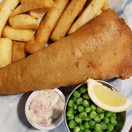 fish & chips (dont ask for a fish fry :)