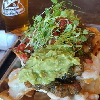 Humdinger Brewing - Nachos with pork belly added - New American Near Me - Arroyo Grande, California Humdinger Brewing - Nachos with pork belly added - New American Near Me - Arroyo Grande, California