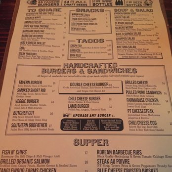 Park Tavern - Dinner menu - New American Near Me - Delray Beach, Florida