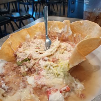 Senor Lopez - This is the taco salad my mother was served, would you eat it? Never saw a taco salad swimming before. - Mexican Near Me - Pulaski, Tennessee Senor Lopez - This is the taco salad my mother was served, would you eat it? Never saw a taco salad swimming before. - Mexican Near Me - Pulaski, Tennessee