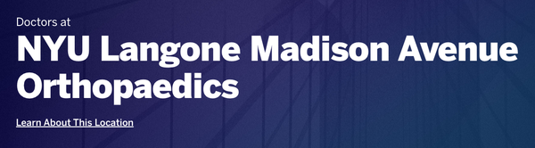 Madison Avenue Orthopedic