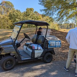 Sugar Hill Golf Club - Food and beverage cart. She had lots of alcohol.